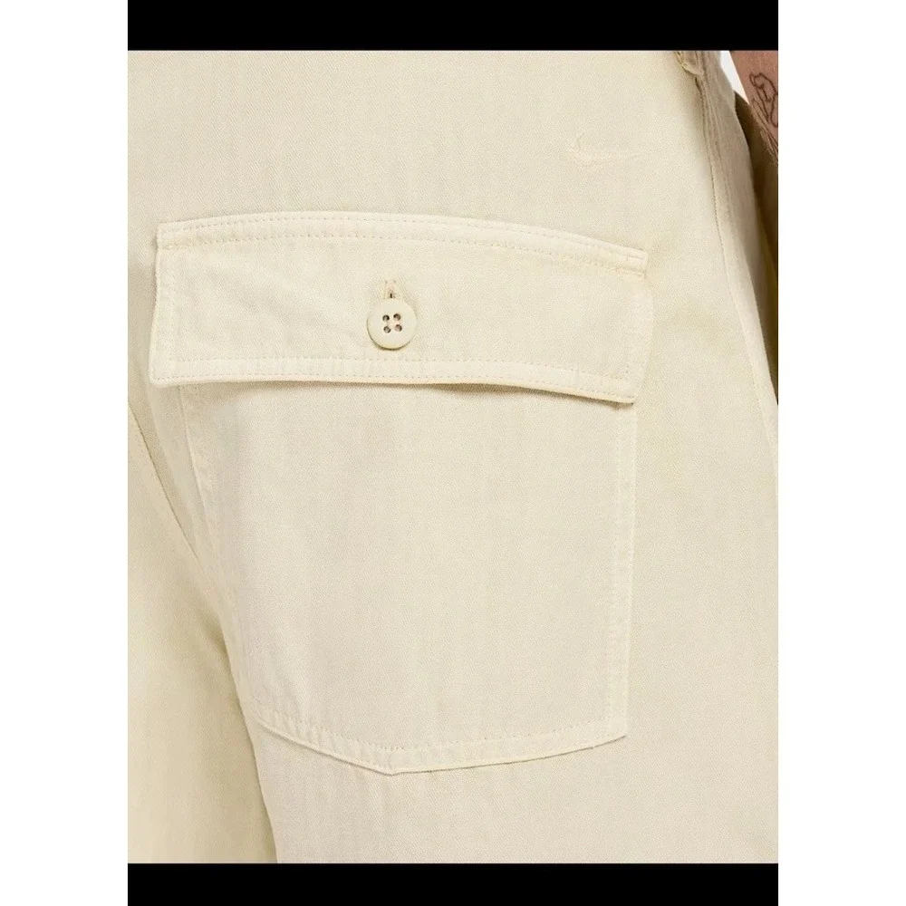 Nike Life Fatigue Pants Cotton Canvas Light Khaki Men's Size 32 New No TAG